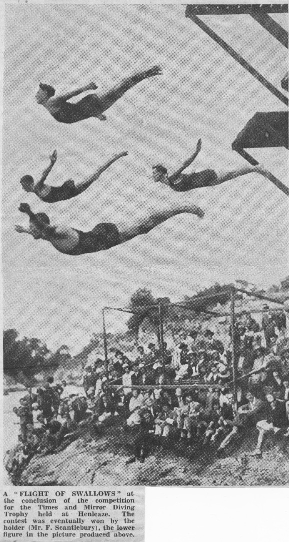 Quadruple dive Gala 1929